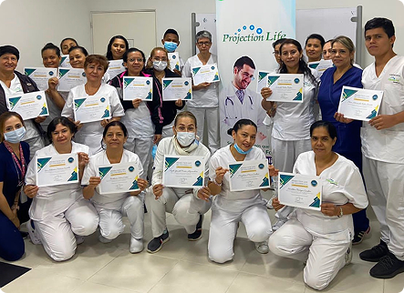Equipo médico con certificados